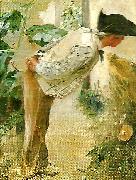 Carl Larsson tradgardsmastaren oil painting on canvas